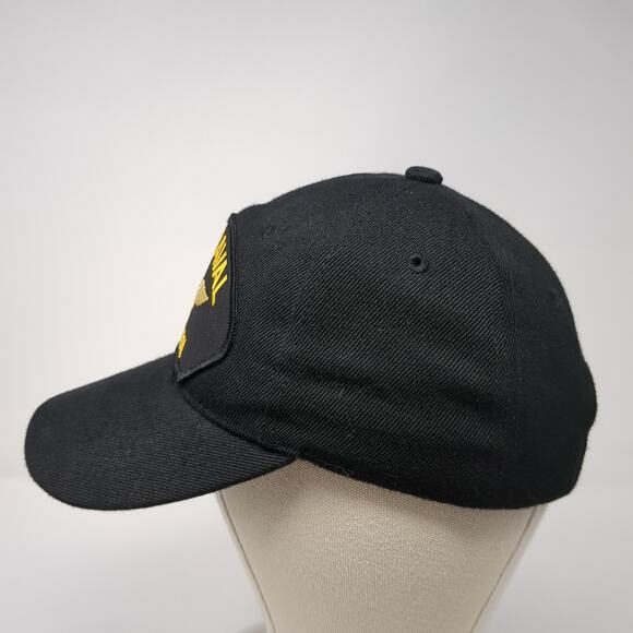 U.S. Naval Aviation Strapback Baseball Cap Black One Size Adjustable Nissi - Picture 3 of 9